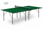 Теннисный стол для помещения Hobby 2 green любительский стол для использования 6010-1 в помещениях - магазин СпортДоставка. Спортивные товары интернет магазин в Когалыме 