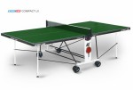 Теннисный стол для помещения Compact LX green усовершенствованная модель стола 6042-3 - магазин СпортДоставка. Спортивные товары интернет магазин в Когалыме 