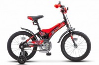 Детский велосипед Stels Jet 16" Z010 черный красный 2022 - магазин СпортДоставка. Спортивные товары интернет магазин в Когалыме 