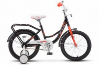 Детский велосипед Stels Flyte 18" Z011 Чёрный красный 2022 - магазин СпортДоставка. Спортивные товары интернет магазин в Когалыме 