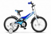 Детский велосипед Stels Jet 16" Z010 синий белый 2022 - магазин СпортДоставка. Спортивные товары интернет магазин в Когалыме 