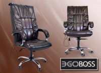 Офисное массажное кресло EGO BOSS EG1001 Шоколад в комплектации LUX - магазин СпортДоставка. Спортивные товары интернет магазин в Когалыме 